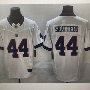 Cam Skattebo Stitched Jersey White Vapor💚